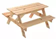 Piknik-poyta mini - Trädgårdsmöbler och terrassmöbler - 8719202944204 - 1