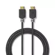 Premium High Speed HDMI kabel med Ethernet | HDMI Kontakt | HDMI Kontakt | 4K@60Hz | 18 Gbps | 5.00 m | Rund | PVC | Antracit | Låda - HDMI-kablar - 5412810313624 - 75