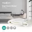 Elektrisk Filt | Filt | 1 Person | 150 x 80 cm | 3 Värmeinställningar | Tvättbar | Överhettningsskydd | Polyester - Nedis produkter - 5412810290154 - 5