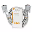 Serie Kabel | D-SUB 9-Pin Hane | D-SUB 9-Pin Hona | Nickelplaterad | 5.00 m | Rund | PVC | Elfenben | Label - Dator och nätverk - 5412810421114 - 66