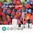 Stavmixer | 800 W | Hastighetsinställningar: Variabel hastighetskontroll | Chopper | Aluminium / Svart - Blenders och vispar - 5412810330454 - 5