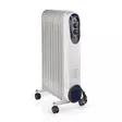 Portabelt oljeelement | 800 / 1200 / 2000 W | 9 Fenor | Justerbar termostat | 3 Värmeinställningar | Skydd för att ramla | Vit - Uppvärmning - 5412810405084 - 41