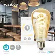 SmartLife LED vintage lampa | E27 | 360 lm | 4.90 W | Varm till cool vit | 1800 - 6500 K | Glas | Android / IOS | ST64 | 1 st. - Ljuskällor - 5412810335374 - 5