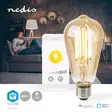 SmartLife LED vintage lampa | Wi-Fi | E27 | 806 lm | 7 W | Varm Vit | 1800 - 3000 K | Glas | Android / IOS | ST64 | 1 st. - Ljuskällor - 5412810335404 - 5