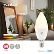 SmartLife Full Färg Glödlampa | E14 | 470 lm | 4.90 W | RGB / Varm till cool vit | 2200 - 6500 K | Android / IOS | Ljus | 1 st. - Ljuskällor - 5412810410644 - 5