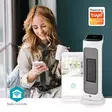 SmartLife Keramisk PTC Fläktvärmare | 2000 W | 2 Värmeinställningar | Svängning | Display | 10 - 49 °C | Android / IOS | Vit - Uppvärmning - 5412810443154 - 52
