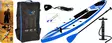 Sup-lauta Tour 350 sininen DL Xqmax P=C3=A4=C3=A4kuva + varusteet - SUP-brädor - 8719407081124 - 1