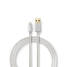 Lightning Kabel | USB 2.0 | Apple Lightning, 8-stifts | USB-A Hane | 480 Mbps | Guldplaterad | 1.00 m | Rund | Flätad / Nylon | Aluminium | Kartong med täckt fönster - Blixtkablar - 5412810262564 - 8