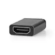 USB-C Adapter | USB 3.2 Gen 1 | USB-C Hane | HDMI Utgång | 4K@60Hz | Rund | Nickelplaterad | Grå / Svart | Låda - Dator och nätverk - 5412810422104 - 41