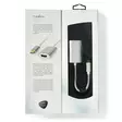 USB-C Adapter | USB 3.2 Gen 1 | USB-C Hane | HDMI Utgång | 4K@60Hz | Power delivery | 0.20 m | Rund | Guldplaterad | Flätad / Nylon | Silver | Kartong med täckt fönster - Dator och nätverk - 5412810331734 - 67