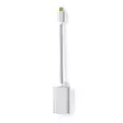 USB-C Adapter | USB 3.2 Gen 1 | USB-C Hane | HDMI Utgång | 4K@60Hz | Power delivery | 0.20 m | Rund | Guldplaterad | Flätad / Nylon | Silver | Kartong med täckt fönster - Dator och nätverk - 5412810331734 - 30
