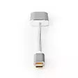 USB-C Adapter | USB 3.2 Gen 1 | USB-C Hane | HDMI Utgång | 4K@60Hz | Power delivery | 0.20 m | Rund | Guldplaterad | Flätad / Nylon | Silver | Kartong med täckt fönster - Dator och nätverk - 5412810331734 - 10