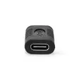 USB-C Adapter | USB 3.2 Gen 2 | USB-C Hona | USB-C Hona | 4K@60Hz | 10 Gbps | Rund | Nickelplaterad | Svart | Kuvert - Dator och nätverk - 5412810336654 - 20