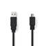 USB-kabel | USB 2.0 | USB-A Hane | USB Micro-B Hane | 480 Mbps | Nickelplaterad | 1.00 m | Platt | PVC | Svart | Kuvert - Dator och nätverk - 5412810274864 - 2