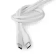 USB-kabel | USB 2.0 | USB-C Hane | USB-C Hane | 60 W | 480 Mbps | Nickelplaterad | 1.50 m | Rund | Silikon | Vit | Låda - Dator och nätverk - 5412810417964 - 54