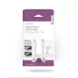 USB-kabel | USB 2.0 | USB-C Hane | USB-C Hane | 60 W | 480 Mbps | Nickelplaterad | 1.50 m | Rund | Silikon | Vit | Låda - Dator och nätverk - 5412810417964 - 66