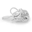 USB-kabel | USB 2.0 | USB-C Hane | USB-C Hane | 60 W | 480 Mbps | Nickelplaterad | 1.50 m | Rund | Silikon | Vit | Låda - Dator och nätverk - 5412810417964 - 53