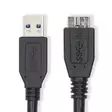 USB-kabel | USB 3.2 Gen 1 | USB-A Hane | USB Micro-B Hane | 5 Gbps | Nickelplaterad | 1.00 m | Rund | PVC | Svart | Label - Dator och nätverk - 5412810421954 - 1