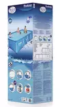 Uima-allas 400 x 211 cm Bestway Steel Pro - Pooler och tillbehör - 6942138949704 - 5