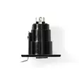 XLR-kontakt | Rak | Hona | Nickelplaterad | Chassi | Kabel input diameter: 5.0 mm | Metall | Svart | 1 st. | Plastpåse - Ljudkontakter och pluggar - 5412810296514 - 1