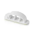 Kabelhantering | Kabelklämma | Låst | 3 st. | Antal platser: 3 Skivor | Maximal kabeltjocklek: 7.5 mm | Polypropylene | Vit - Nedis produkter - 5412810335114 - 40