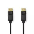 Displayport-kabel | DisplayPort Hane | DisplayPort Hane | 8K@60Hz | Guldplaterad | 2.00 m | Rund | PVC | Svart | Label - Dator och nätverk - 5412810443284 - 1
