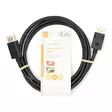 Displayport-kabel | DisplayPort Hane | DisplayPort Hane | 8K@60Hz | Guldplaterad | 2.00 m | Rund | PVC | Svart | Label - Dator och nätverk - 5412810443284 - 66