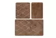 Badrumsmatta Set Mijölnir Karamell Akryl Halkfri Antibakteriell 40x60 cm & 50x60 cm & 60x100 cm - Badrumsmattor och våtrumsmattor - 8681875897784 - 4