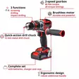Akkuiskuporakone Einhell TE-CD 18 Li-i BL - Batteridrivna borrmaskiner och skruvdragare - 4006825614374 - 11