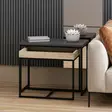 Sidobord Hanah Home Alen Antracit Spånskiva 65x50x35 cm - Sidobord och extrabord - 8684282702764 - 4