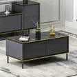 Soffbord Hanah Home Imaj Antracit Spånskiva 90x40x45 cm - Soffbord - 8684282041634 - 3