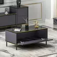 Soffbord Hanah Home Imaj Antracit Spånskiva 90x40x45 cm - Soffbord - 8684282041634 - 8