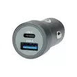 Billaddare | 48 W | 1.5 / 2.0 / 3.0 A | Antal utgångar: 2 | Port typ: USB-A / USB-C | Automatiskt val av Spänning - Bilbatteriladdare - 5412810473724 - 1