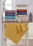 Handdukset Mijölnir Flerfärgad 60% Bambu 40% Bomull 50x90 cm 6 Set - Handdukar - 8684282192664 - 1