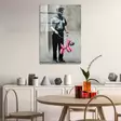 Glastavla Wallity Flerfärgad Glas 45x65 cm - Tavlor och ramar - 8683742854814 - 4