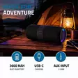 Bluetooth® Högtalare | 390 min | Handhållen design | 40 W | Stereo | Inbygd mikrofon | IPX6 | Synkroniseringsbar | Svart - Bluetooth-högtalare - 5412810451784 - 53