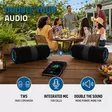 Bluetooth® Högtalare | 390 min | Handhållen design | 40 W | Stereo | Inbygd mikrofon | IPX6 | Synkroniseringsbar | Svart - Bluetooth-högtalare - 5412810451784 - 54
