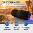 Bluetooth® Högtalare | 390 min | Handhållen design | 40 W | Stereo | Inbygd mikrofon | IPX6 | Synkroniseringsbar | Svart - Bluetooth-högtalare - 5412810451784 - 52