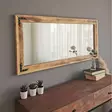 Spegel Hanah Home 11050ES Valnöt Massiv Furu 110x50x3 cm - Speglar - 8681875708424 - 2
