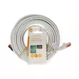 CAT6 Nätverkskabel | RJ45 hane | RJ45 hane | S/FTP | 10.0 m | Rund | LSZH | Vit | Label - Dator och nätverk - 5412810423934 - 66