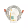 CAT6 Nätverkskabel | RJ45 hane | RJ45 hane | U/UTP | 5.00 m | Rund | PVC | Grå | Label - Dator och nätverk - 5412810453054 - 66