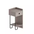 Sängbord Hanah Home Sirius Right Ljus Mocca Spånskiva 32x61x30 cm - Nattduksbord - 8683743798094 - 6
