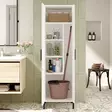Förvaringsskåp Hanah Home Dy1W Vit Spånskiva 50,4x165x35,7 cm - Skåp och byråer - 8683342805414 - 1