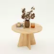 Soffbord Hanah Home Mushroom Ek Spånskiva 60x40x60 cm - Soffbord - 8683742112174 - 7