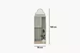 Spegel Hanah Home ?ahmaran Ephesus Marmormönster 50x160x2,2 cm - Speglar - 8684283349234 - 5