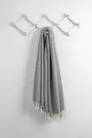 Fouta Mijölnir Grå Honungskaka 100% Bomull 95x190 cm - Handdukar - 8683342757034 - 5