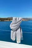 Fouta Mijölnir Grå Honungskaka 100% Bomull 95x190 cm - Handdukar - 8683342757034 - 3
