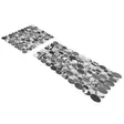 Badrumsmatta Set Mijölnir Grå 100% Polyester Halkfri Antibakteriell Maskintvättbar 50x60 cm & 60x100 cm - Badrumsmattor och våtrumsmattor - 8682870988354 - 4