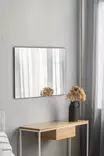 Spegel Hanah Home Rektangulär Silver Akryl MDF 40x60 cm - Speglar - 8684282468974 - 2