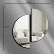 Dekorativ Spegel Wallity Silver Plexiglas EVA 44x50 cm - Speglar - 8684283980994 - 3